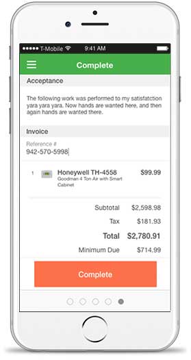 FieldEdge Mobile Invoice