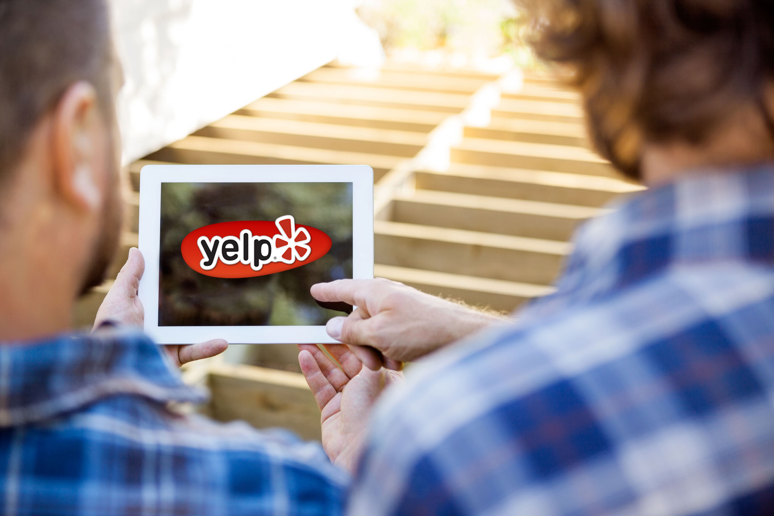 yelp on an ipad