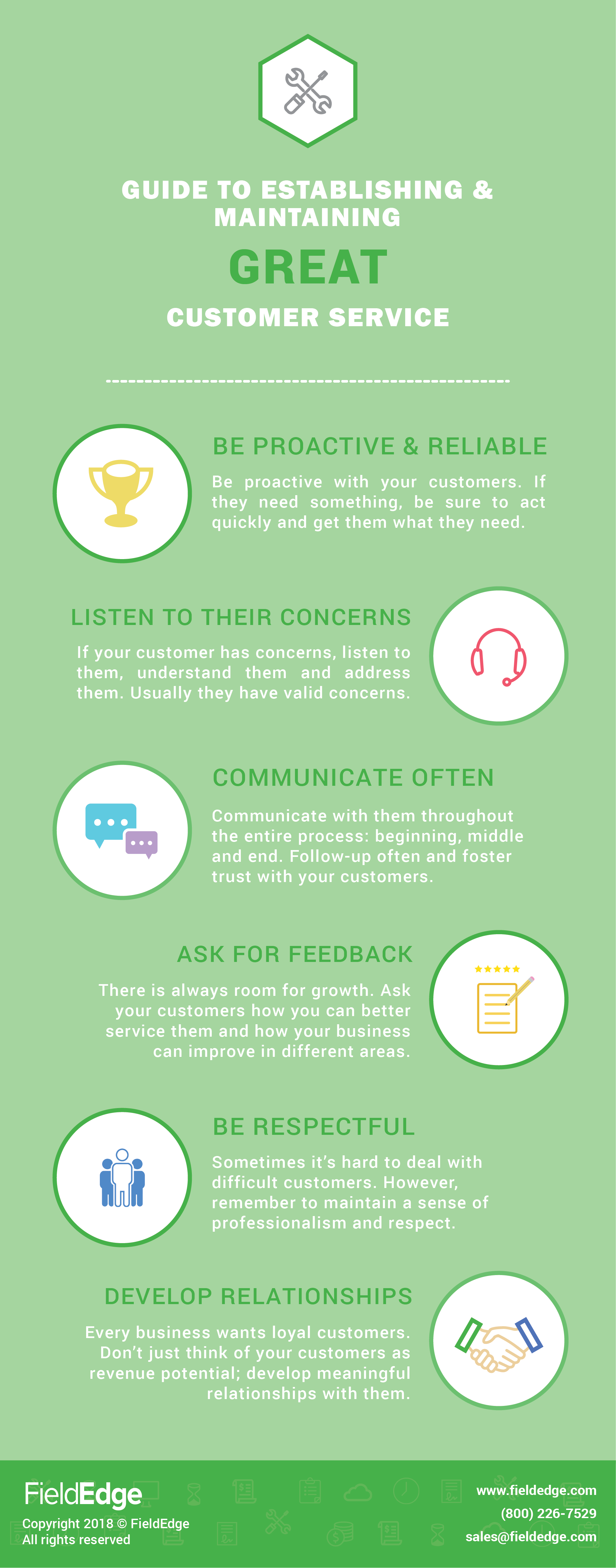 Customer Service Infographic: Guide for Establishing Great Service