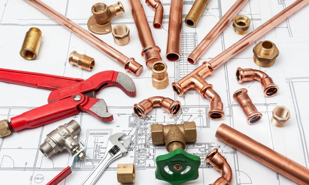 7 Upcoming 2024 Plumbing Industry Trends FieldEdge   Plumbing Fittings Tools Schematic 1024x614 