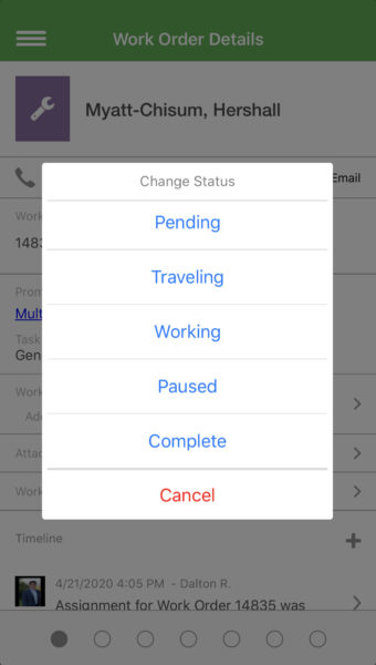 Customer Notification