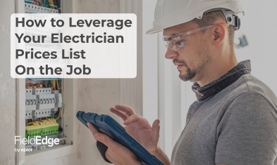 How to Leverage Your Electrician Prices List on the Job 