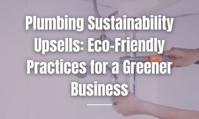 Plumbing Sustainability Upsells: Eco-Friendly Practices for a Greener Business